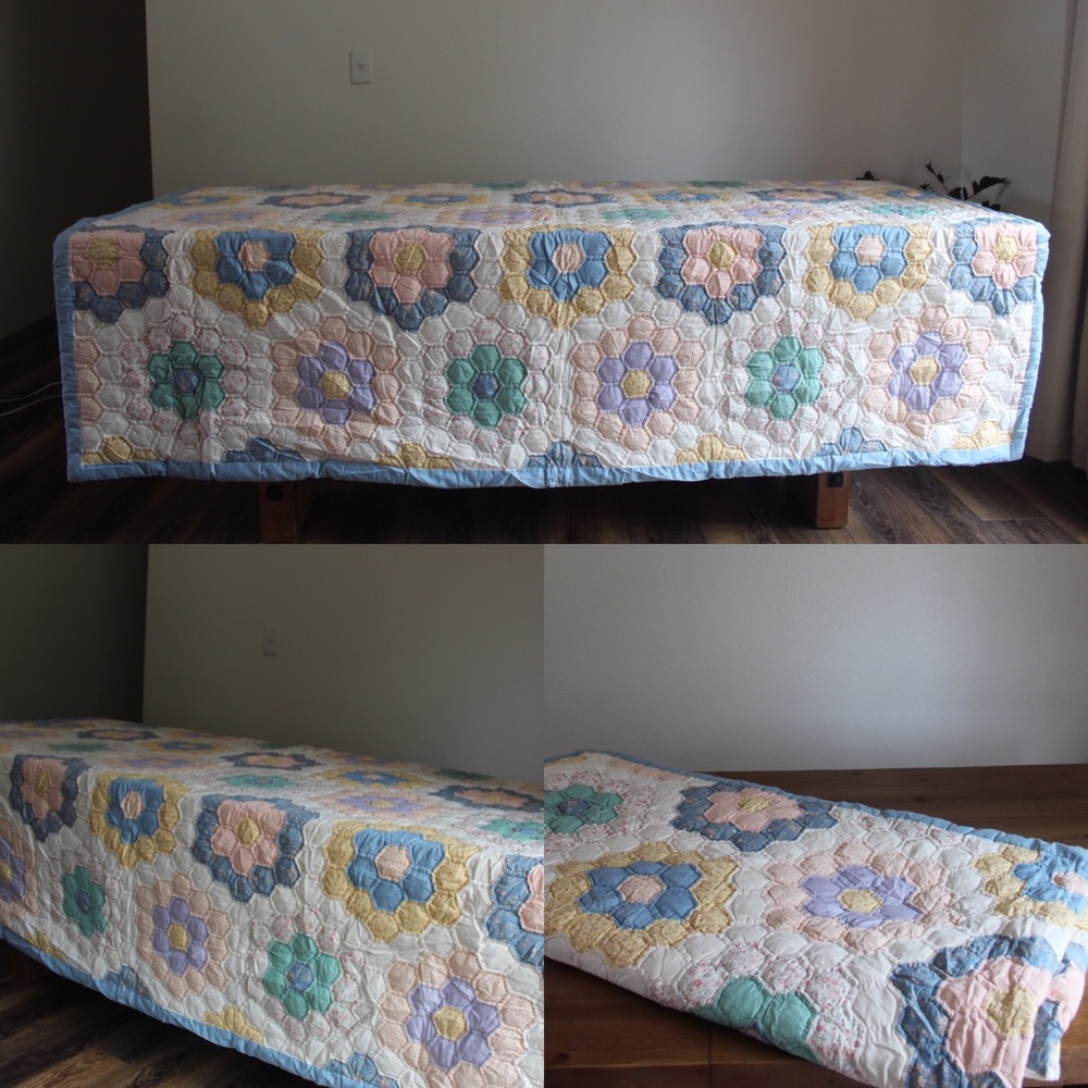 Grandma's Flower Garden Quilt